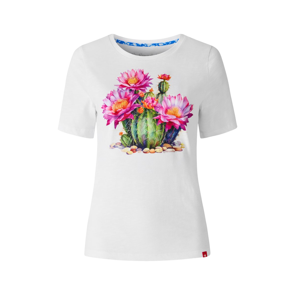 T-shirt à motif cactus blanc, JOE BROWNS