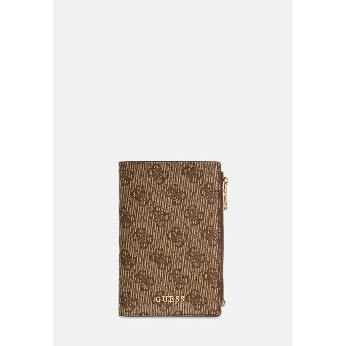 Ensemble Étui À Passeport Et Portefeuille beige, GUESS