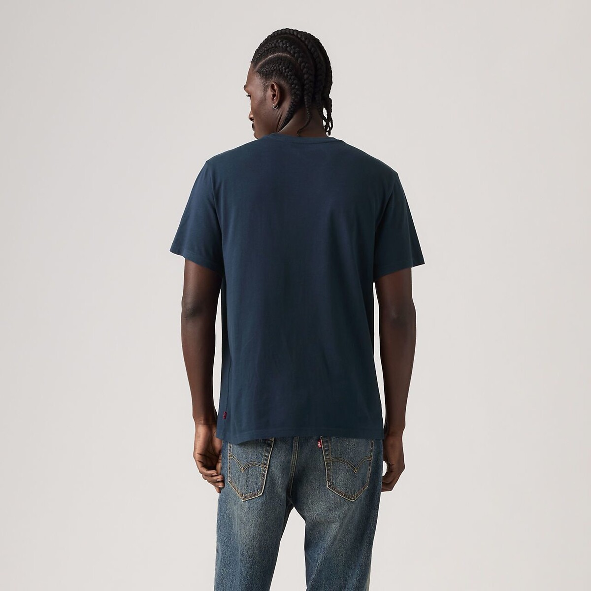 T-shirt met korte mouwen, met logo in dezelfde kleur marine   , LEVI'S