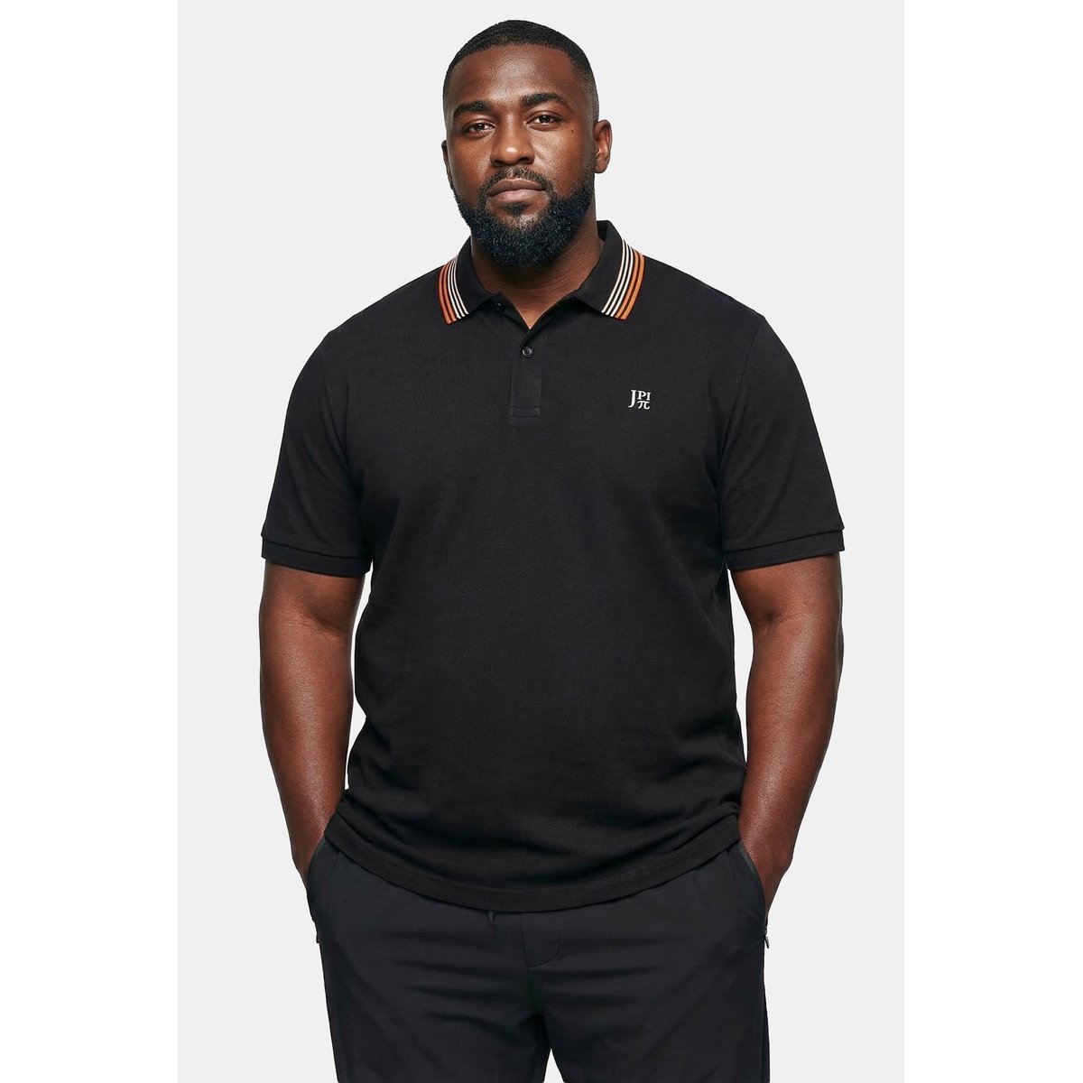 Polo FLEXNAMIC®, manches courtes noir, JP1880