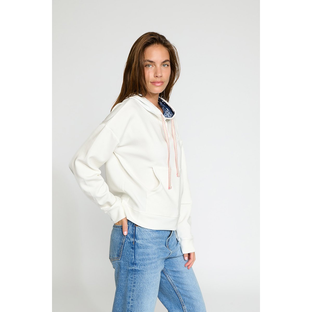 Sweatshirt Bonnie - BAYJOY blanc, BANANA MOON
