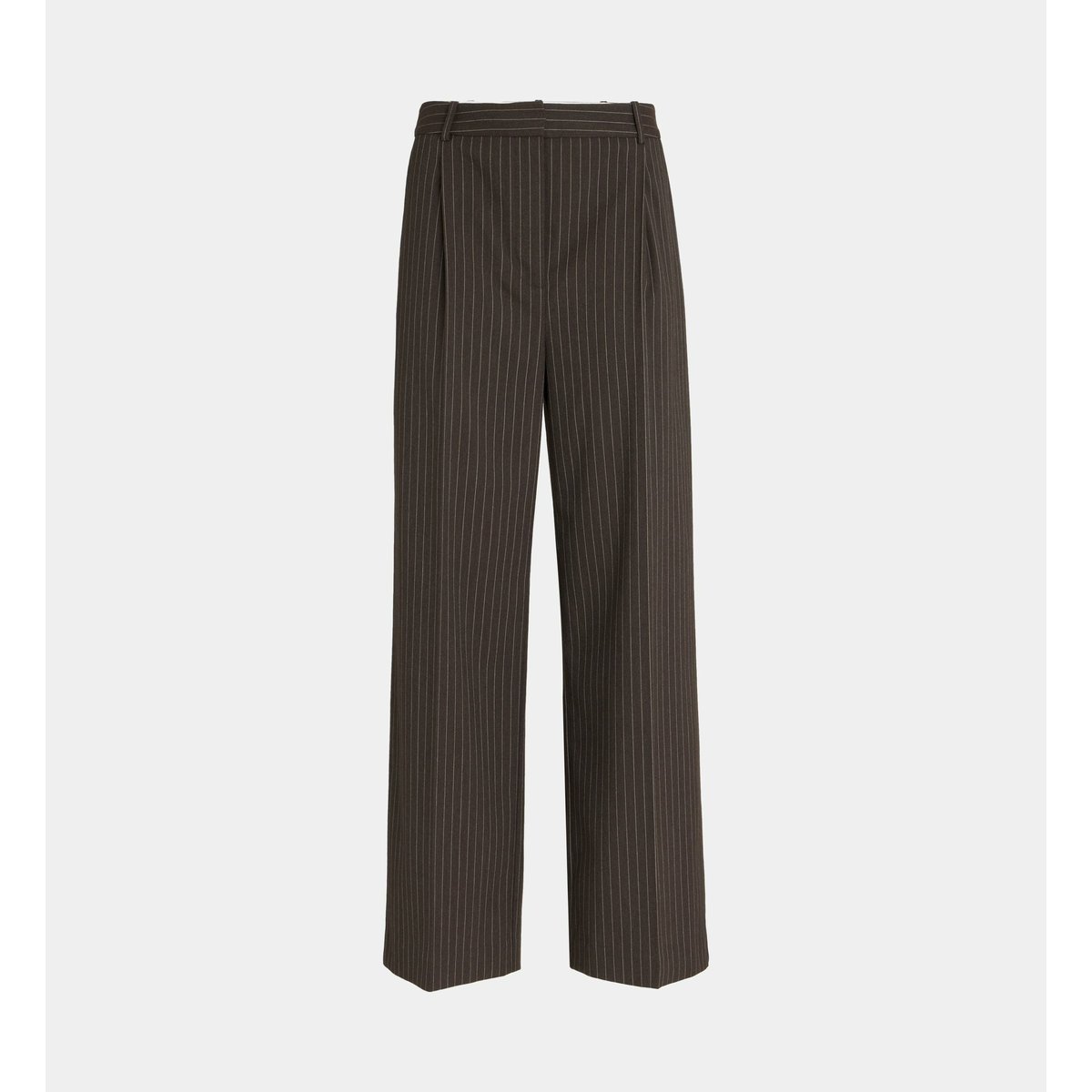 Pantalon dickens ten rayé droit marron chocolat, GALERIES LAFAYETTE