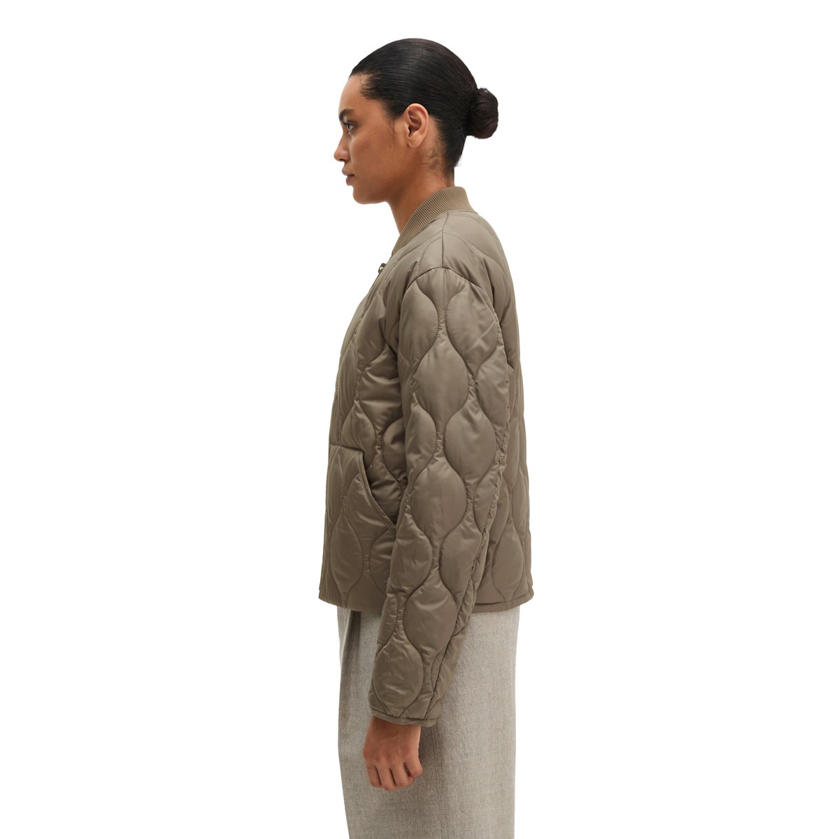 Veste matelassée MOP x Function en polyester recyclé marron, MARC O'POLO