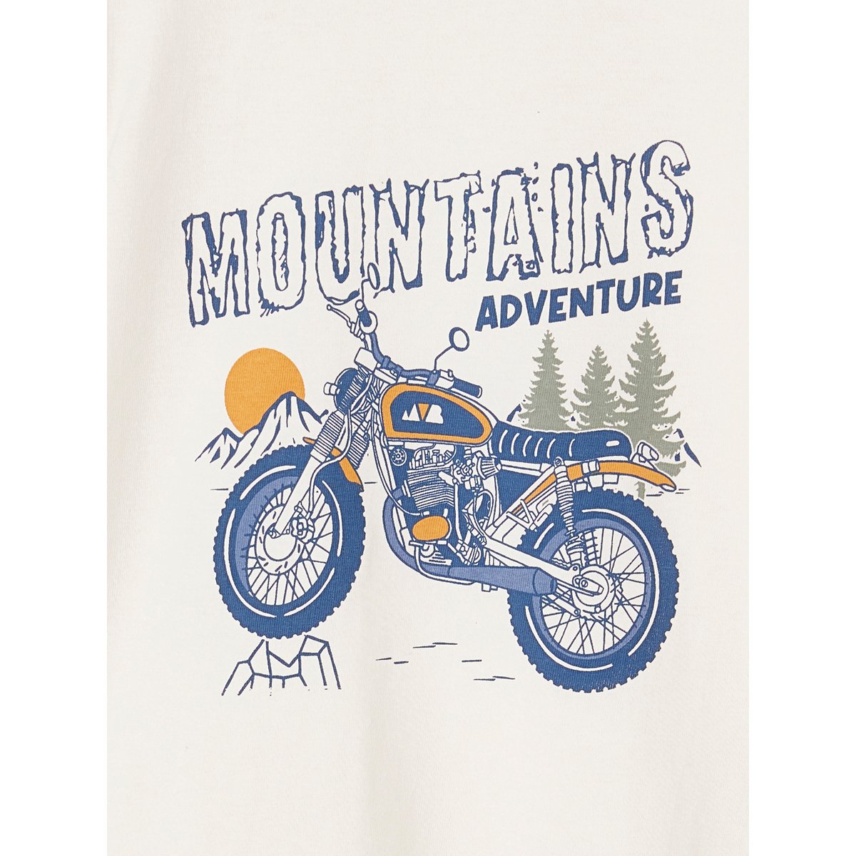 T-shirt motif ludique écru, VERTBAUDET