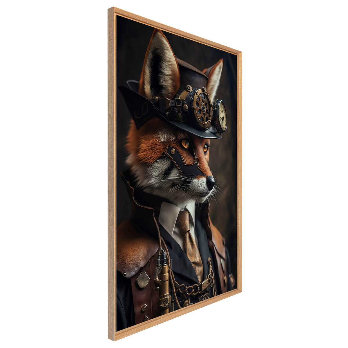Tableau Mural Encadré Renard Futuriste ANIMAUX HUMANISÉS tableaux encadrés, CEANOTHE