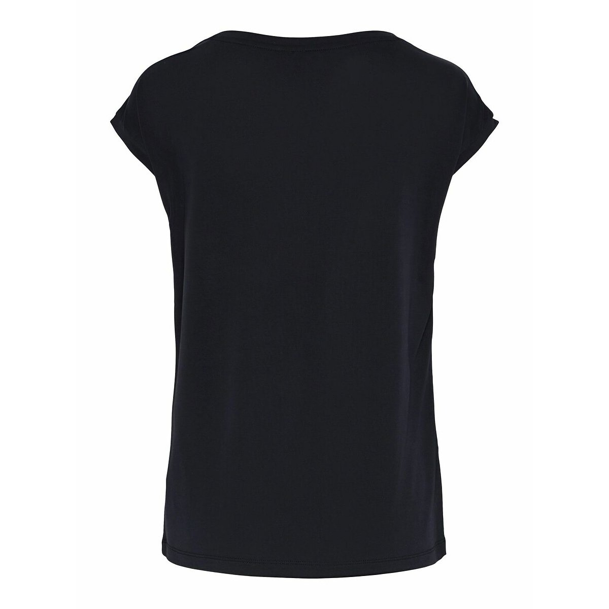 T-shirt, scollo a V nero , PIECES
