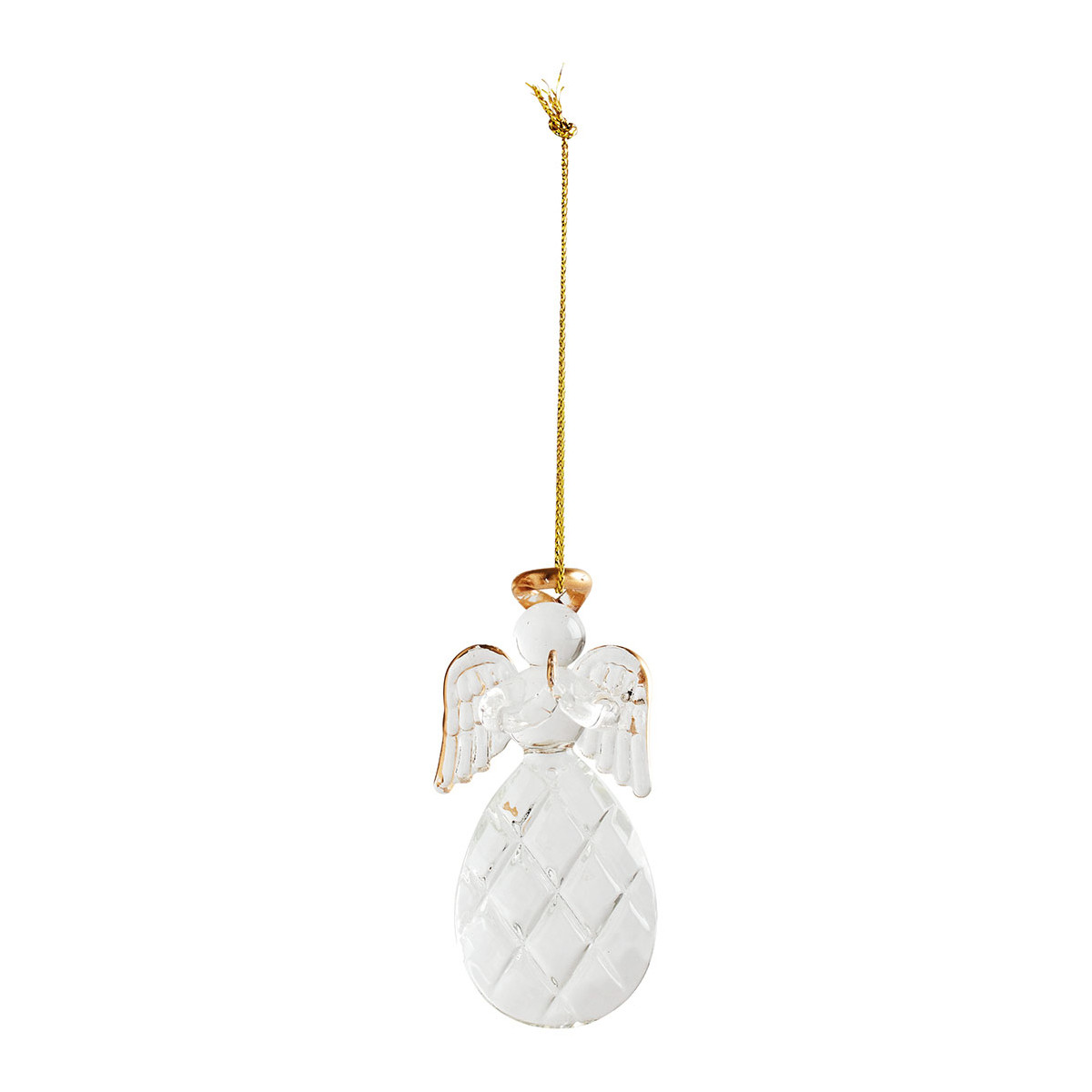 Coffret 3 pampilles Ange en verre transparent, MATHILDE M