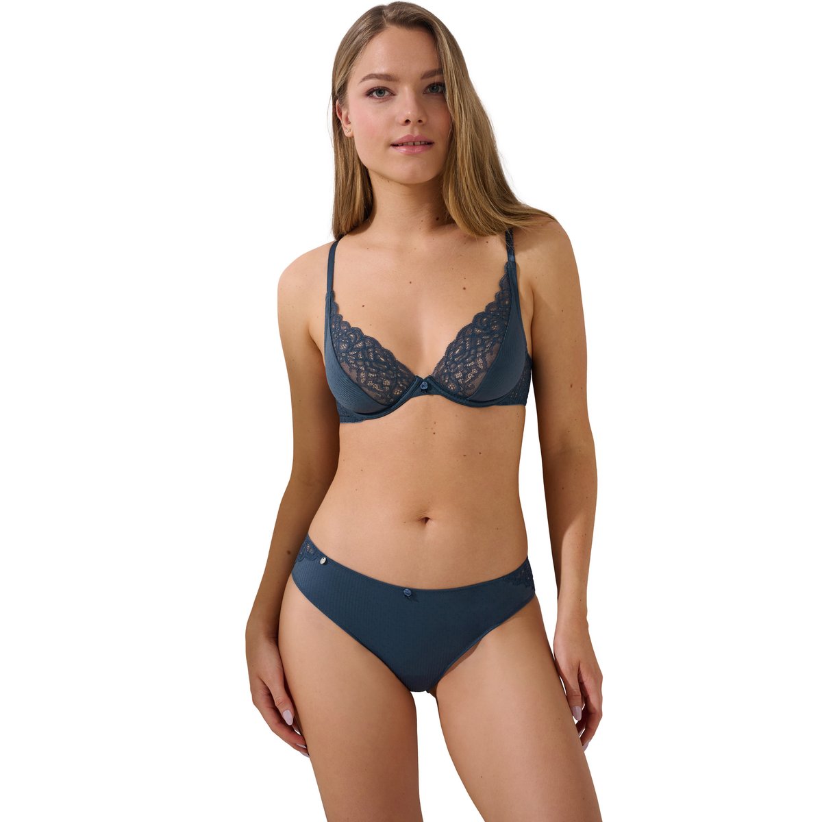 Soutien-gorge armaturé Delightful bleu, LISCA