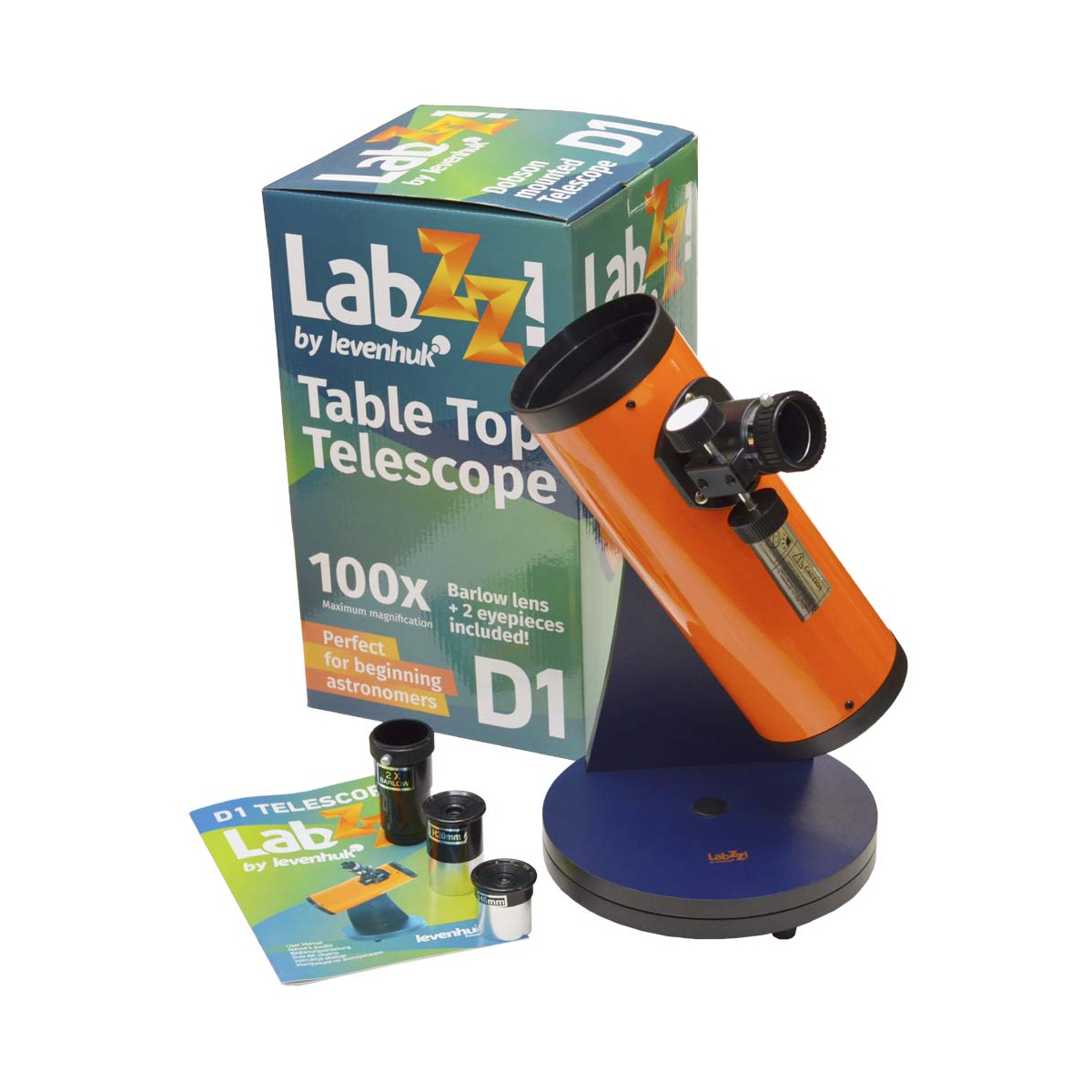 Télescope Levenhuk D1 couleur unique, LABZZ