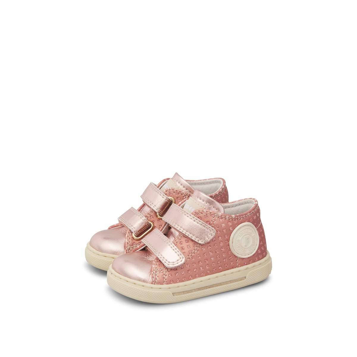 Sneakers en simili cuir MICHAEL 3. blanc-rose-, FALCOTTO