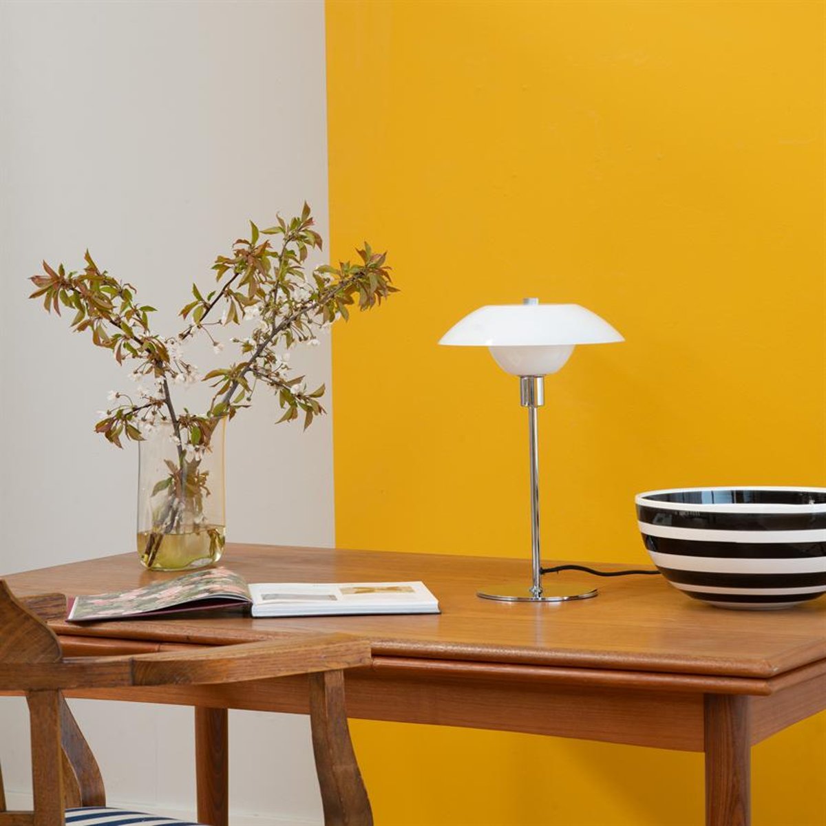 Lampe à poser D25 BERGEN blanc, DYBERG LARSEN