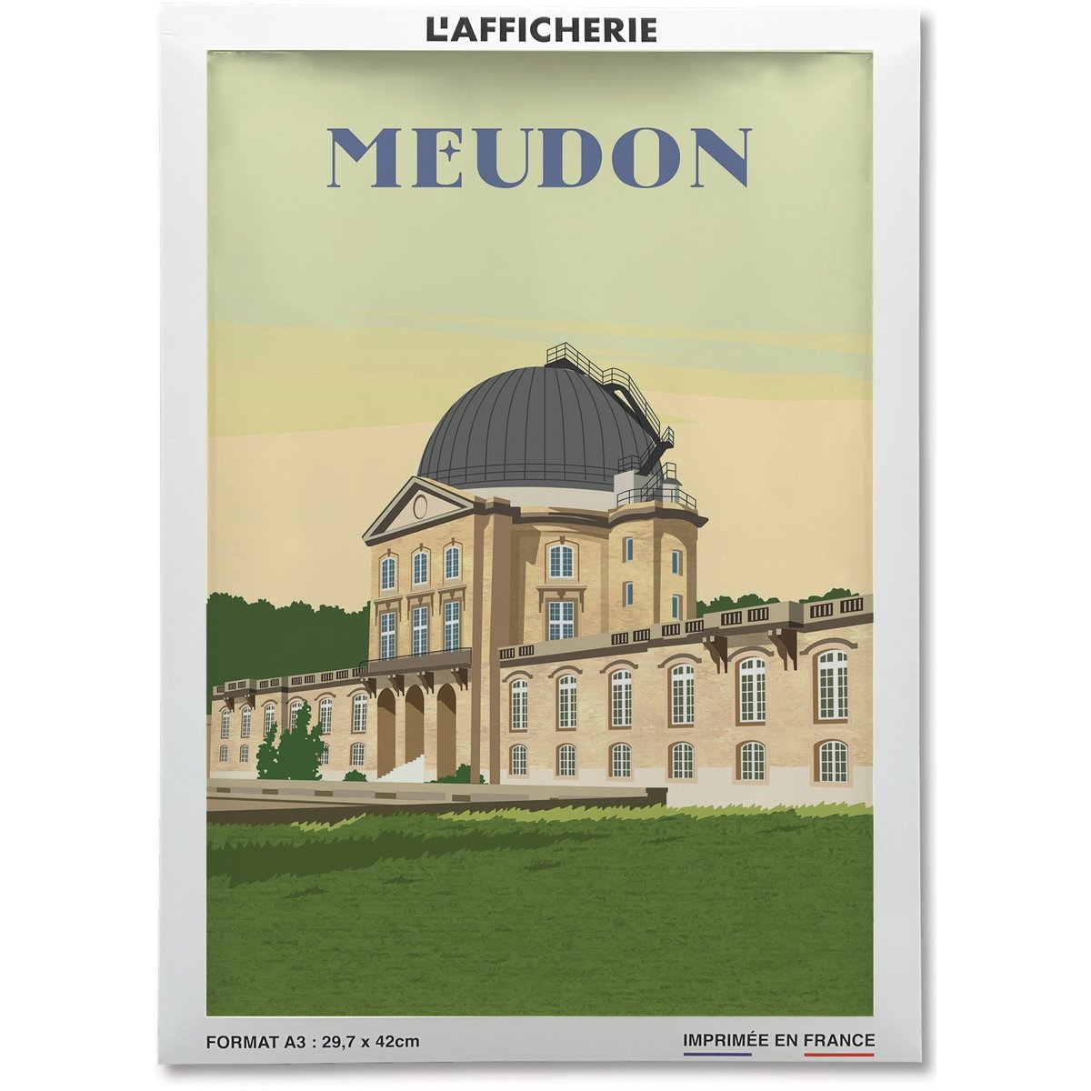 Affiche ville Meudon blanc, L'AFFICHERIE