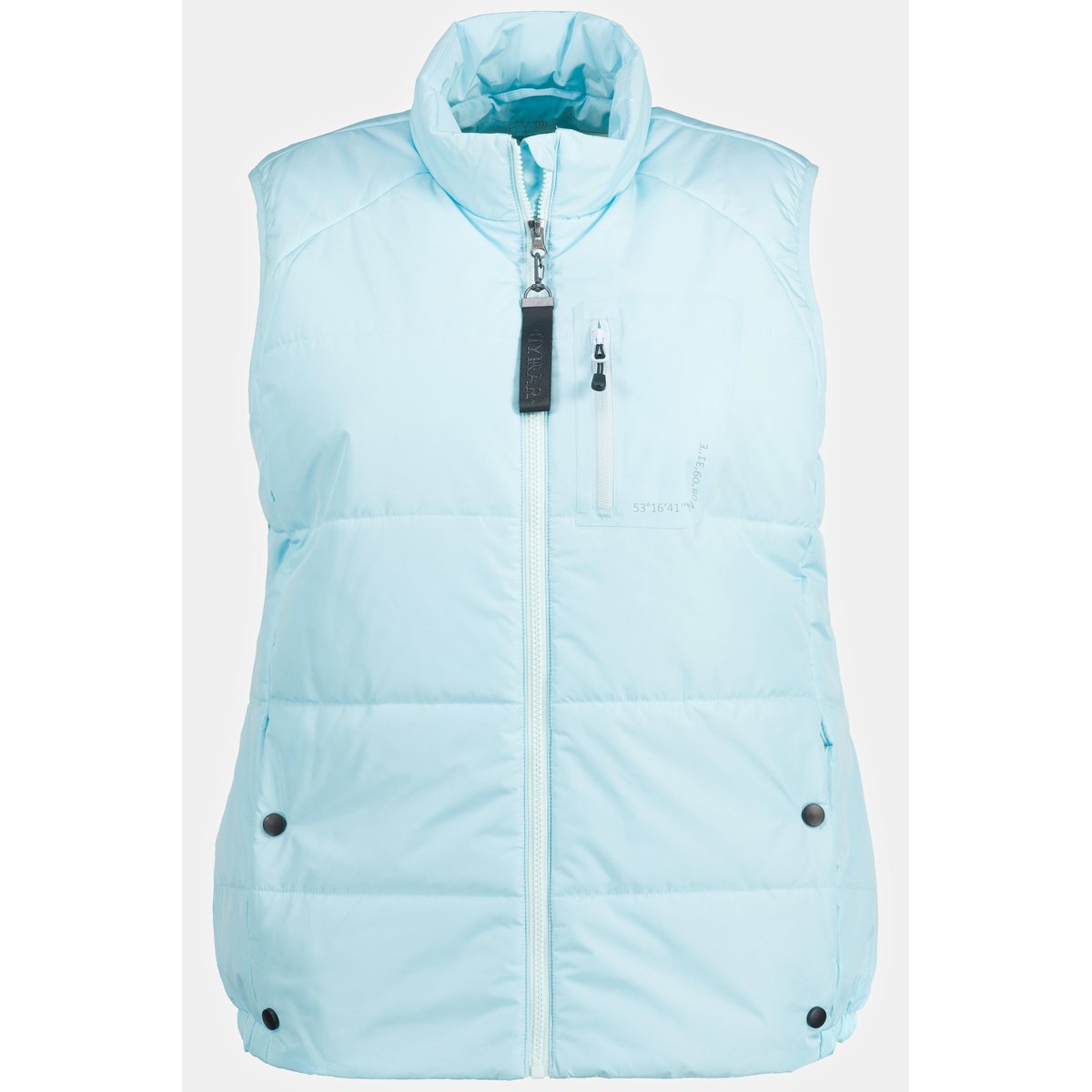 Doudoune matelassée HYPAR, col montant bleu glace, ULLA POPKEN