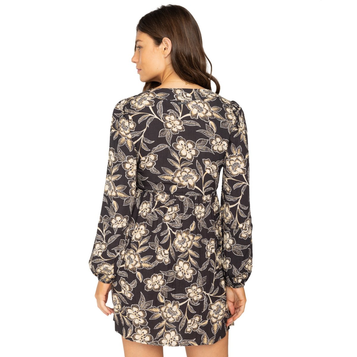 Robe courte NEW DAWN noir black sands 2, BILLABONG
