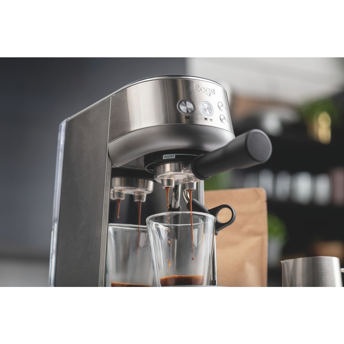 Machine à expresso Bambino argent / métallique, SAGE APPLIANCES