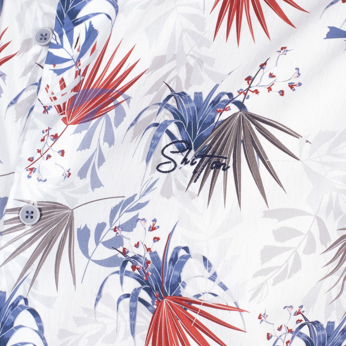 Chemise adventure manches courtes blanc, SHILTON
