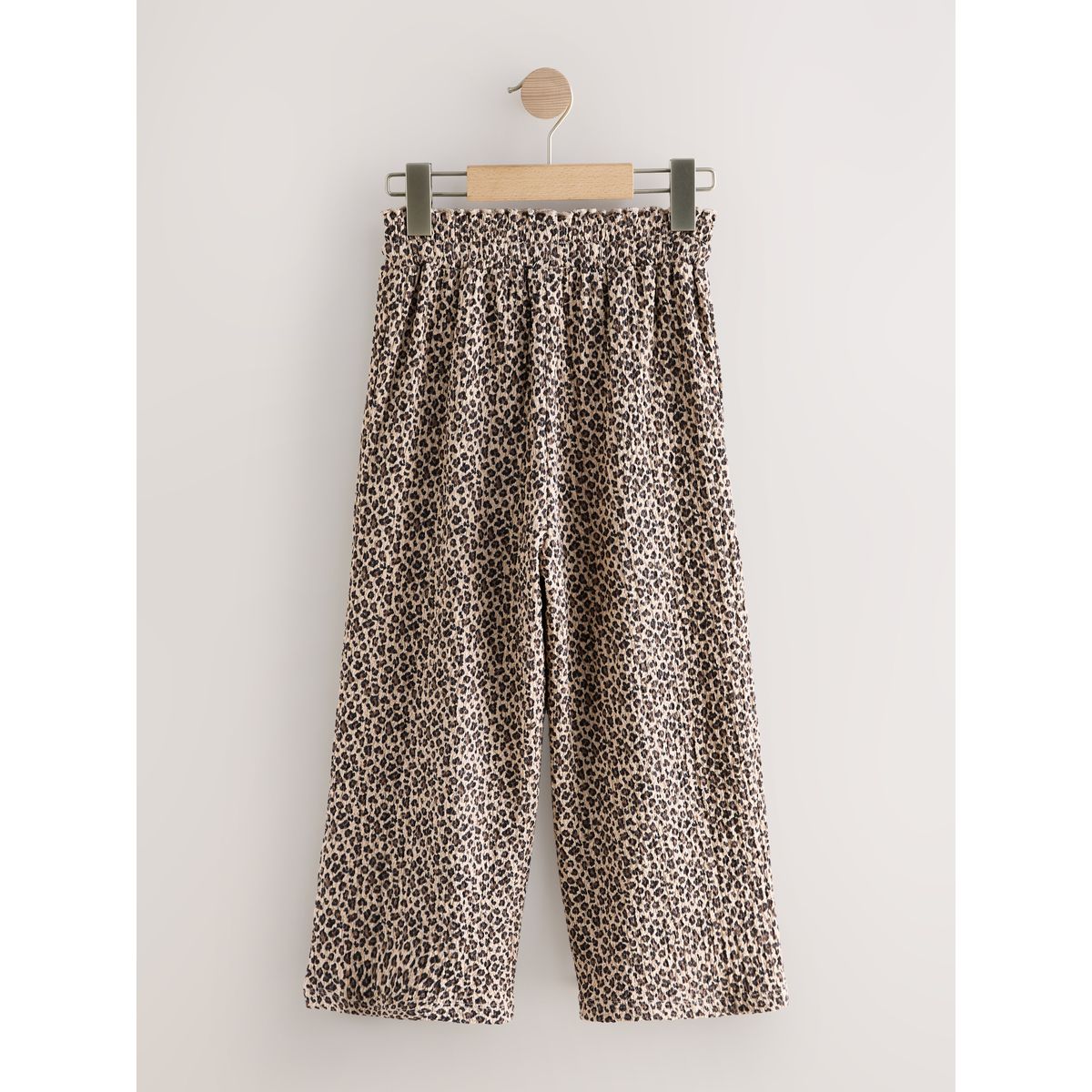 Pantalon large effet froissé animal, NEXT