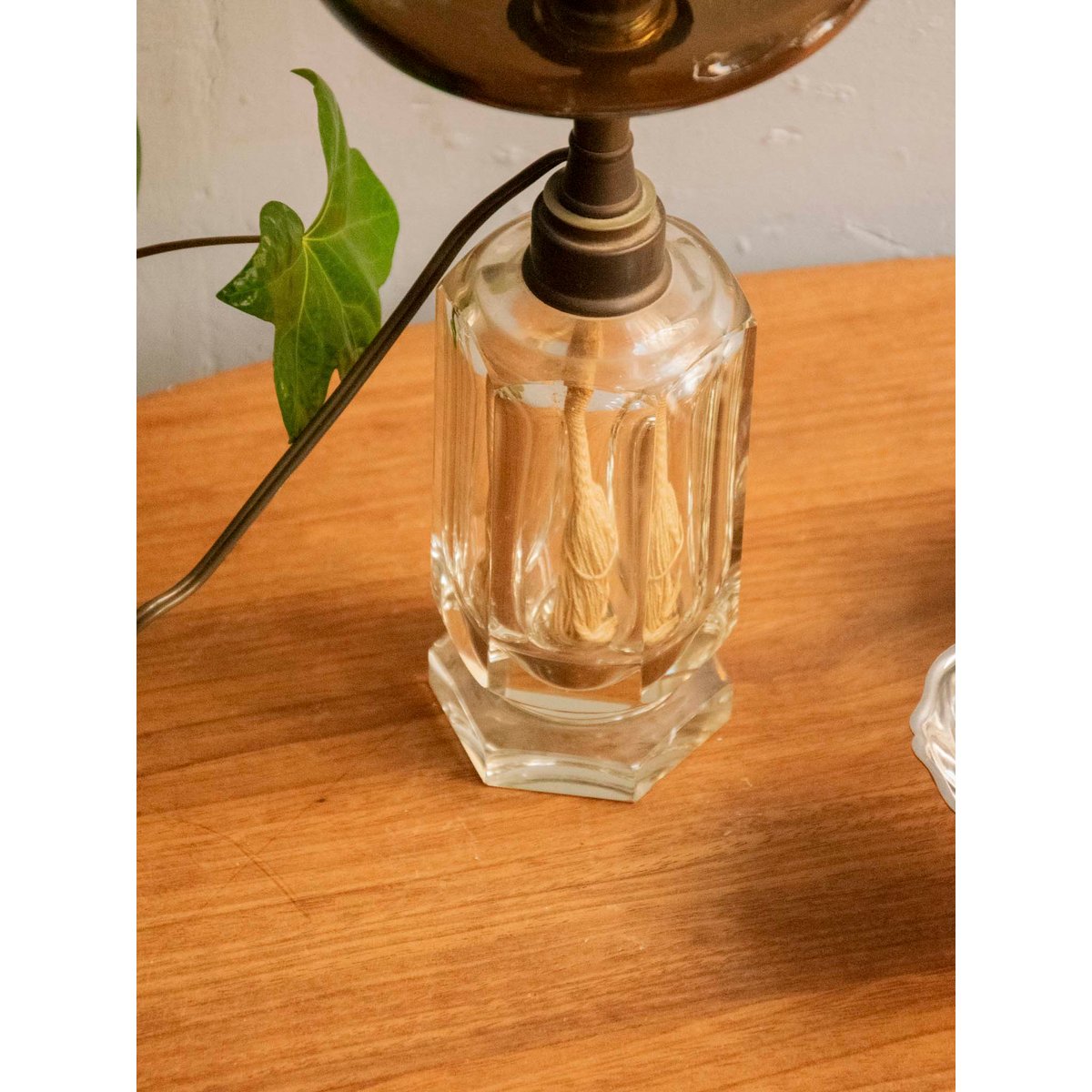 Lampe à huile en réemploi Julia N°977 - Bon état transparent, DEBONGOUT