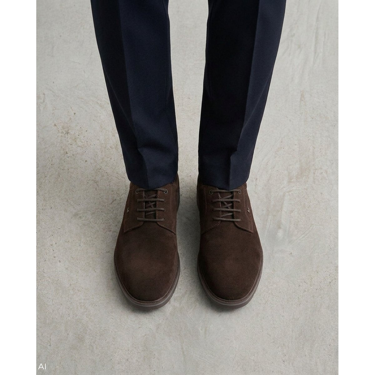 Chaussures à lacets cuir Albany darkbrown, MARTINELLI