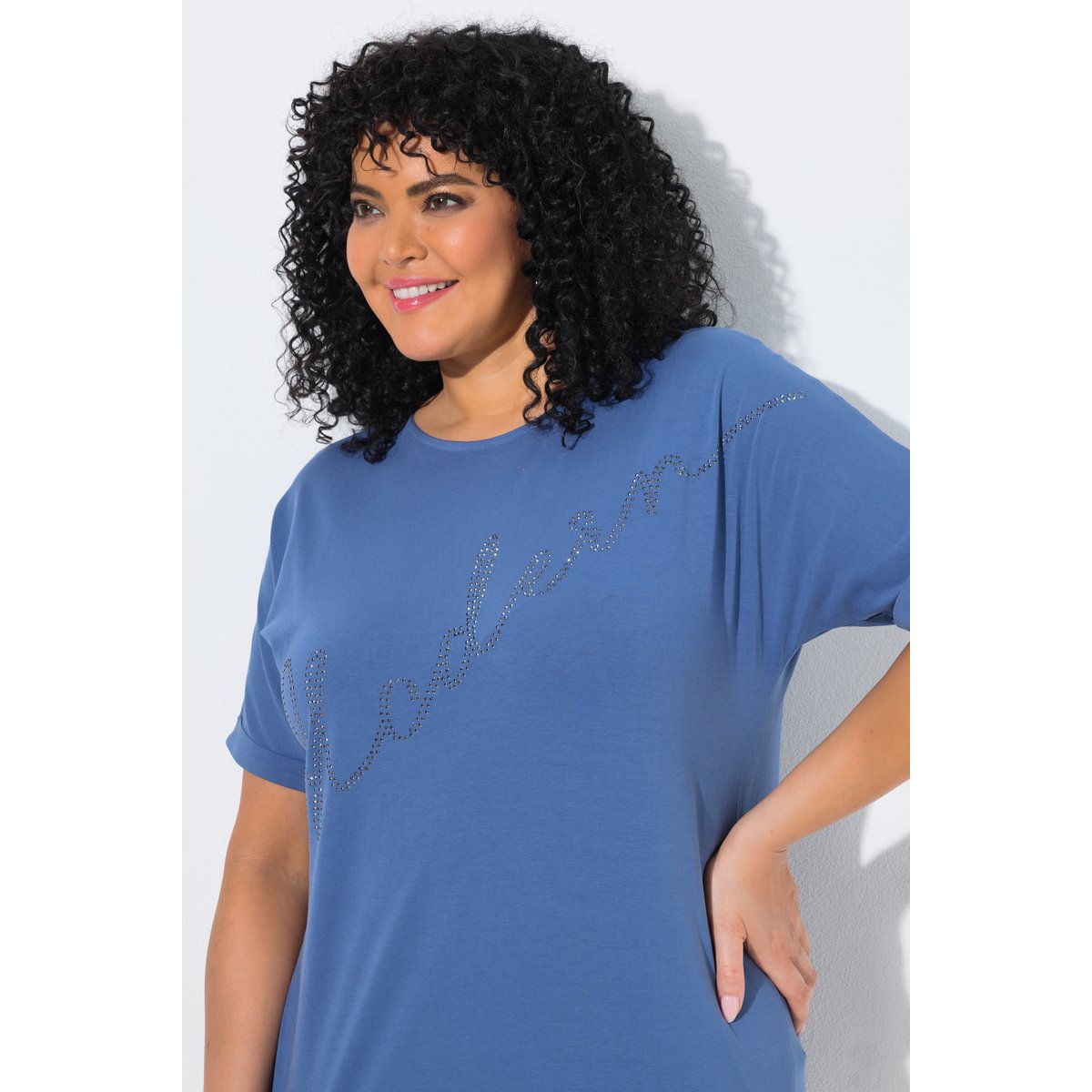 T-shirt oversize bleu voile clair, ULLA POPKEN