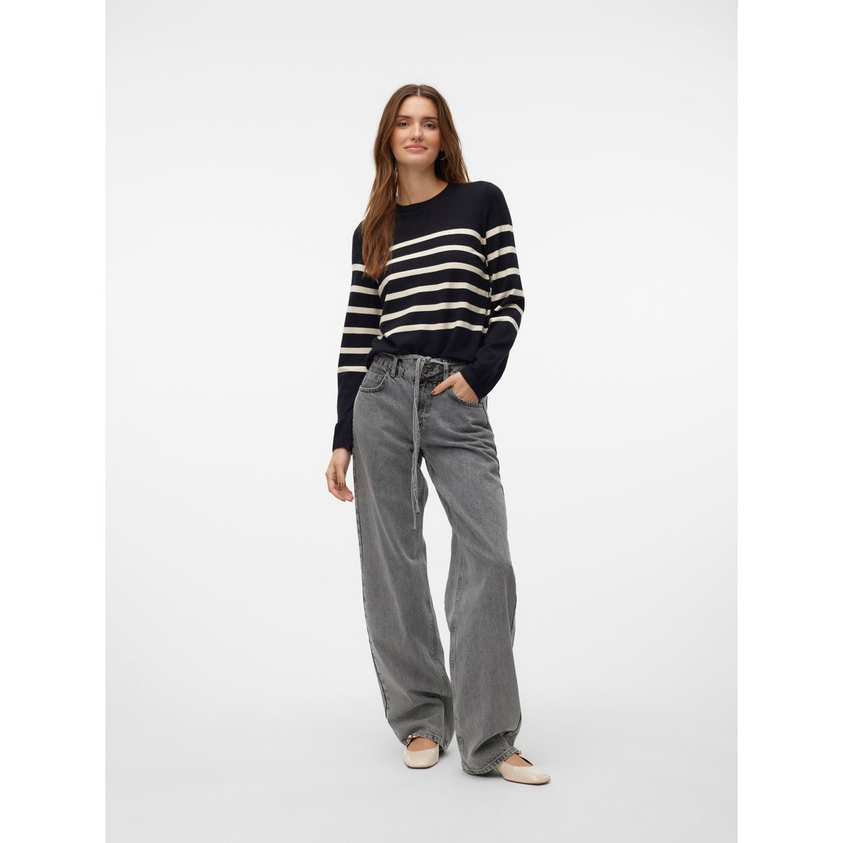 Pull En Maille noire - black, VERO MODA