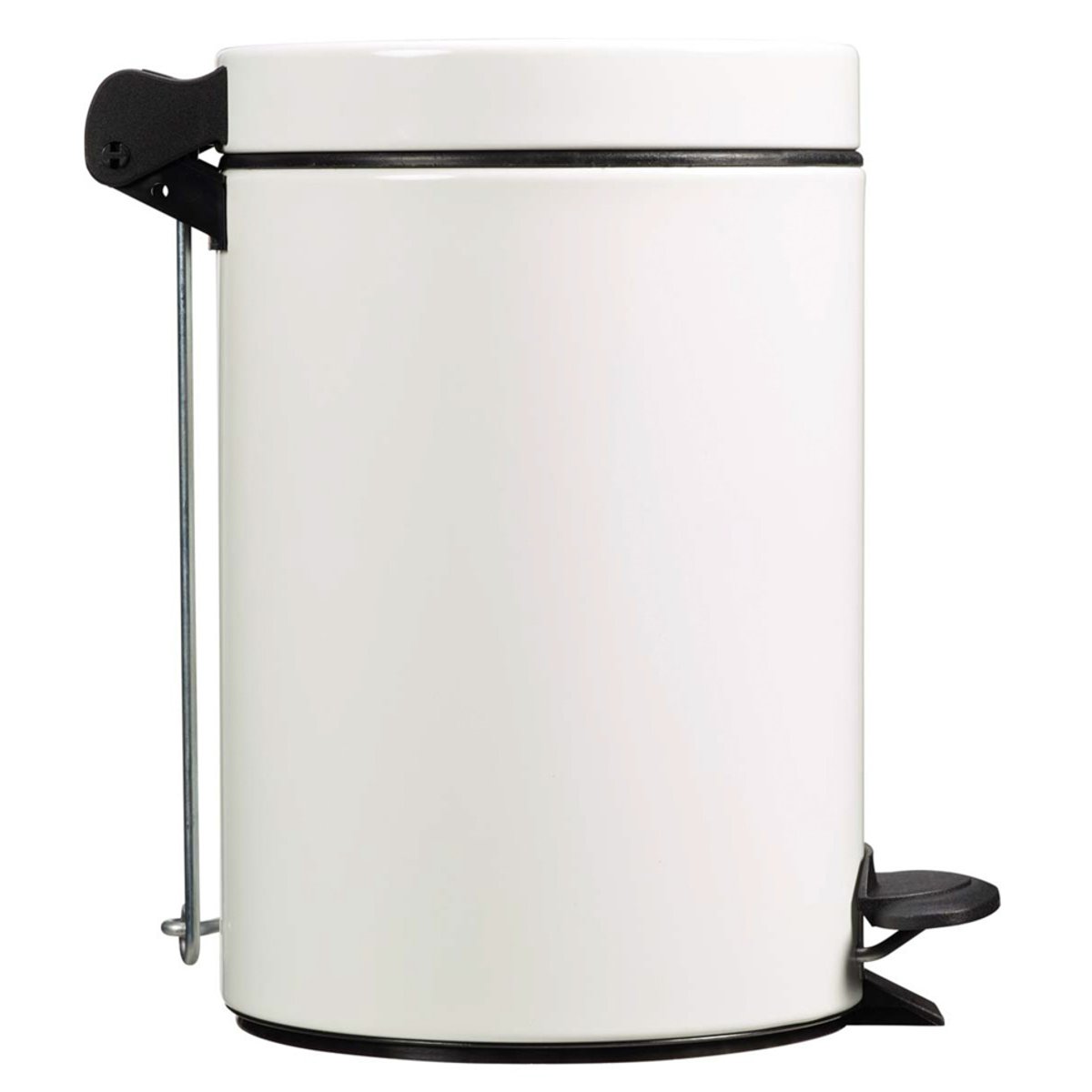 Poubelle de salle de bain à pédale 3L et 40 sacs poubelle 5L - CYJEU blanc, ROSSIGNOL