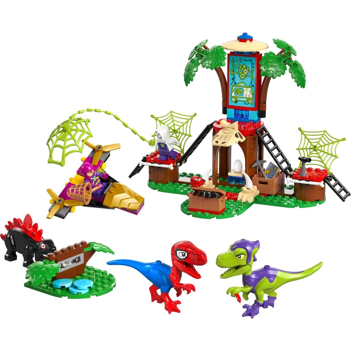 LEGO Marvel - Spidey contre le raptor de Gobby à la cabane dans l'arbre - 11200 multicolore, LEGO