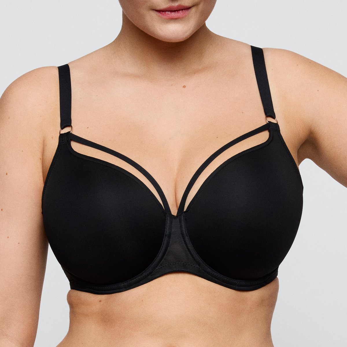 Soutien gorge rembourré - forme coeur SHEARY noir - noir, PRIMADONNA