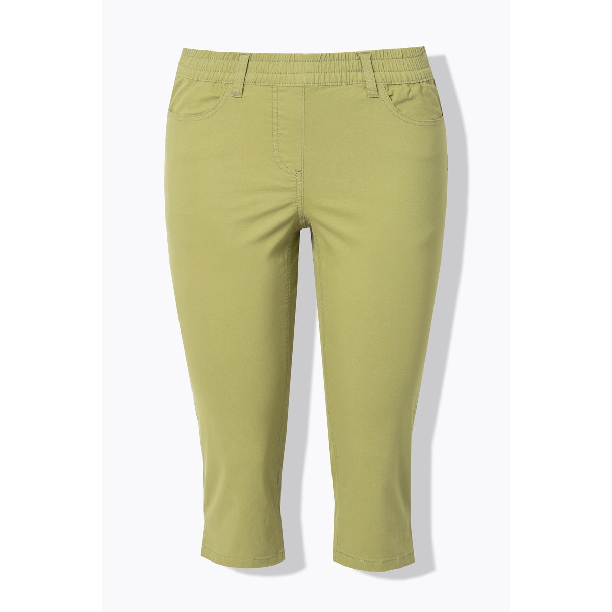 Pantalon capri, fentes d'ourlet sauge, ULLA POPKEN