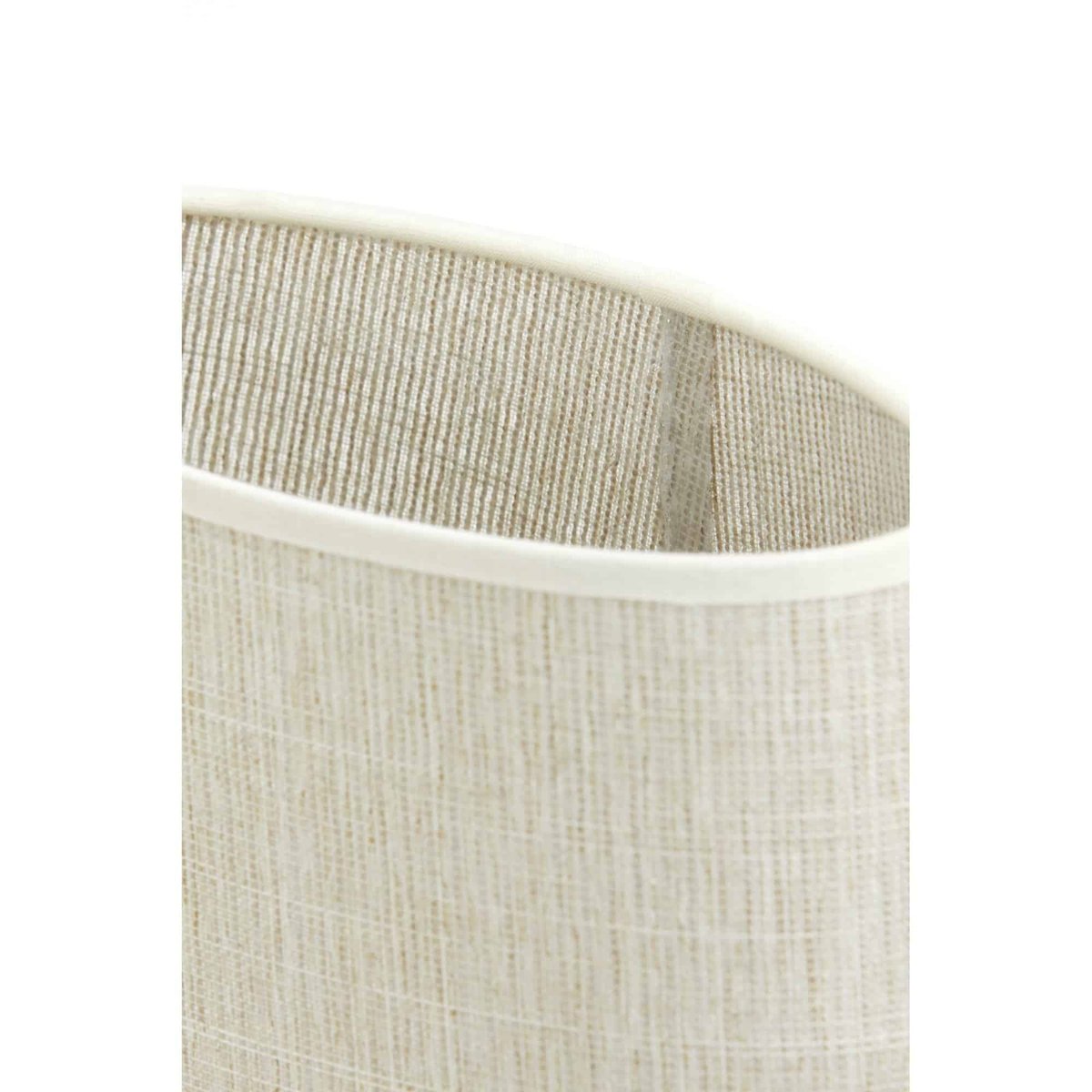 Abat-Jour Textiles BRESKA blanc, LIGHT & LIVING 