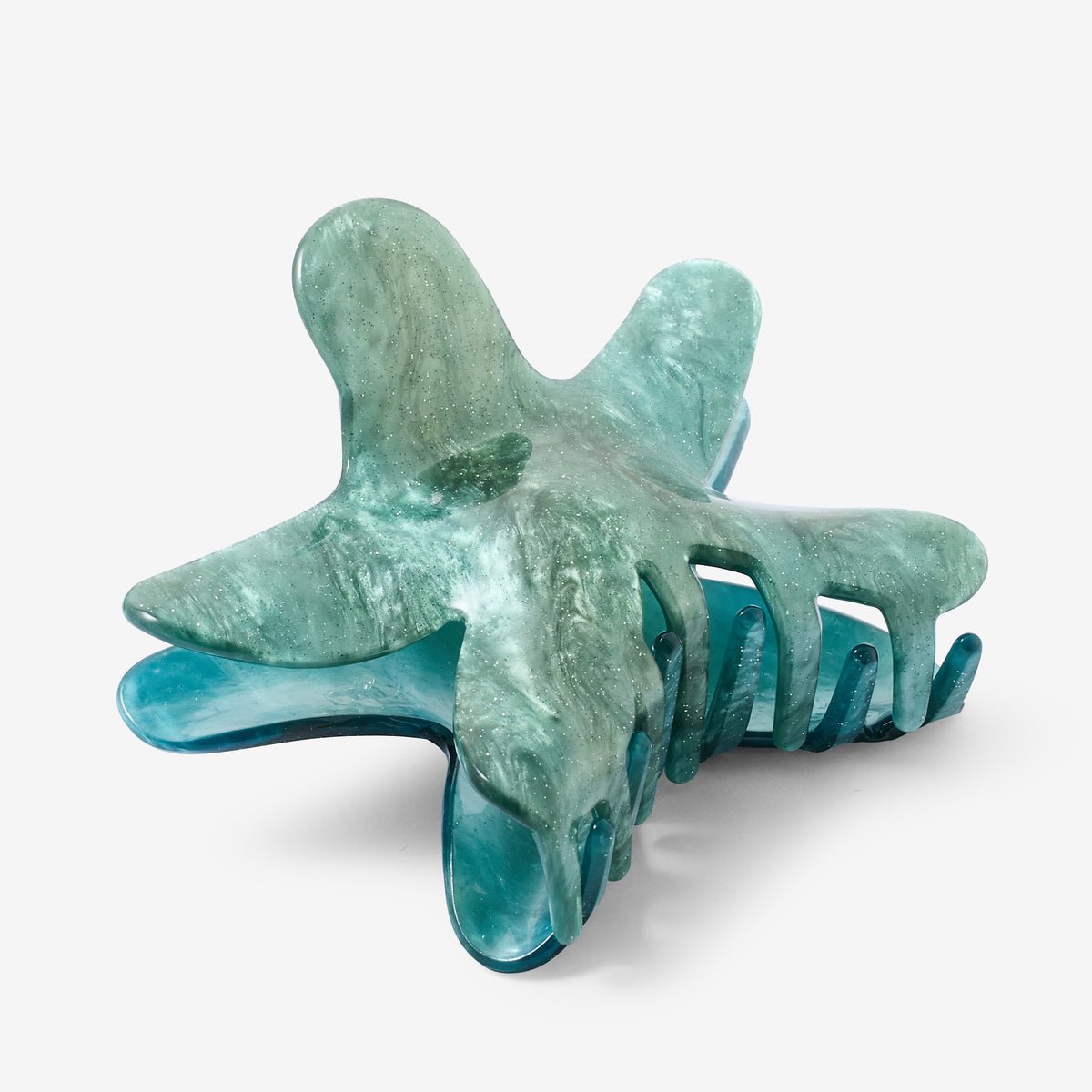 Pince à cheveux étoile de mer bleu turquoise bleu, BALABOOSTE