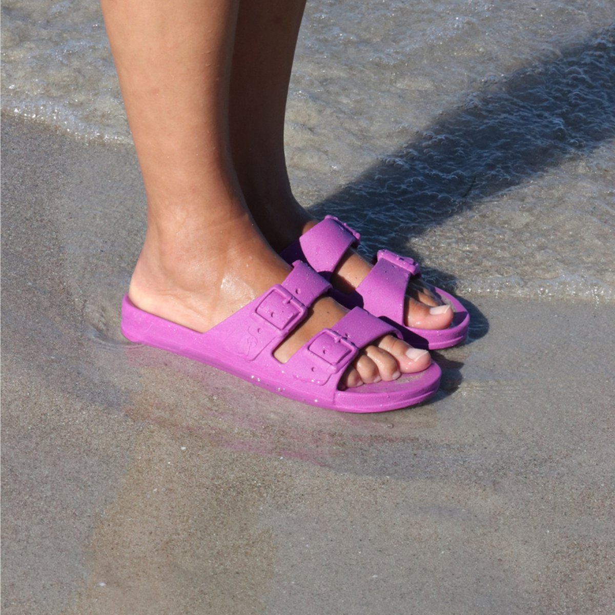 Sandales plates Enfant BAHIA violet, CACATOES