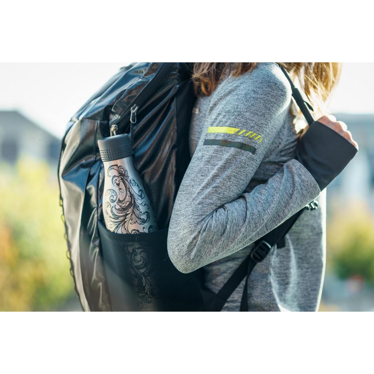 Bouteille isotherme Tattoo 500 ml gris, LES ARTISTES PARIS