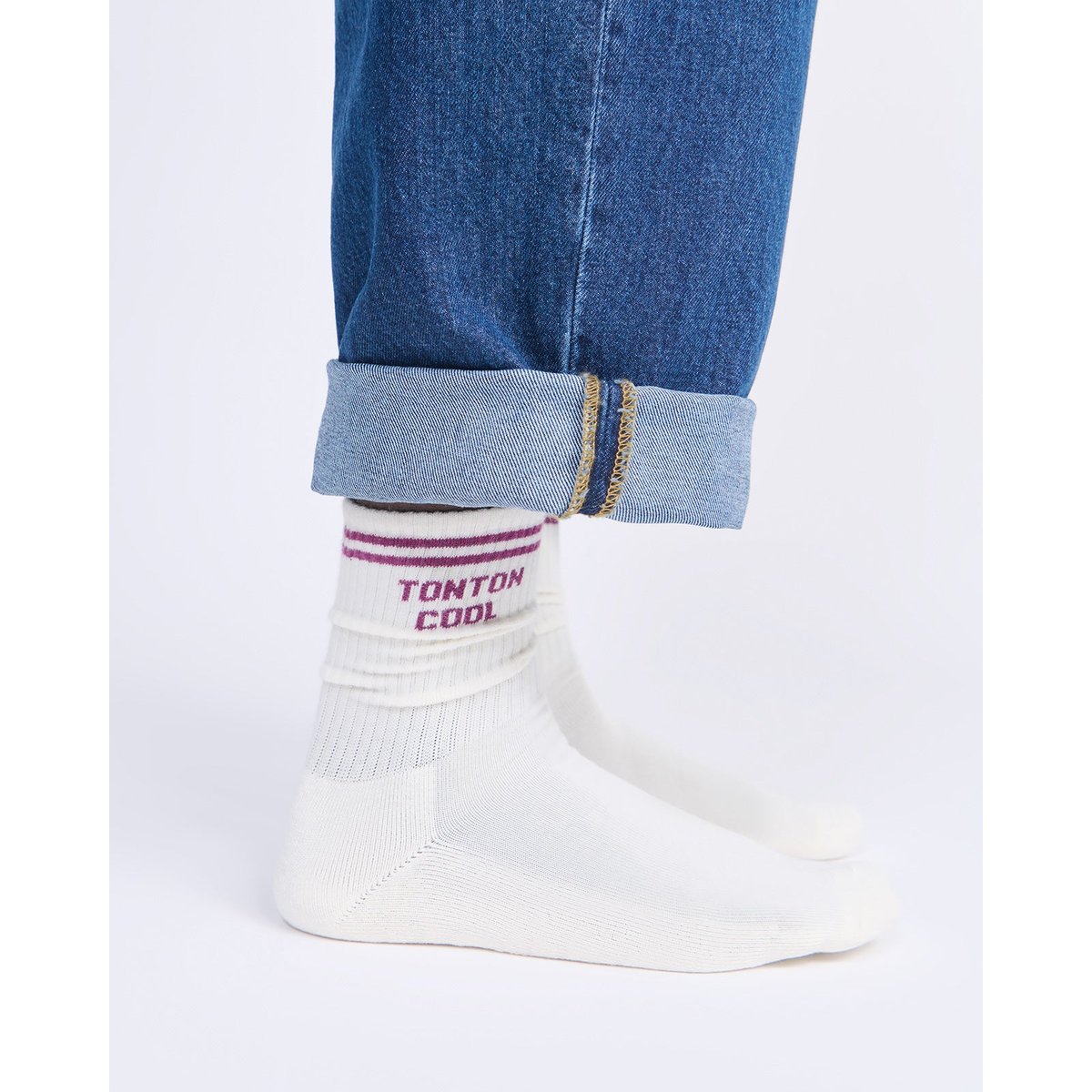 Chaussettes Tonton cool beige crème, EMOI EMOI