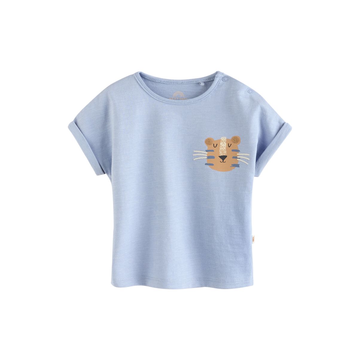 T-shirt à manches courtes bébé, lot de 4 bleu/naturel, NEXT