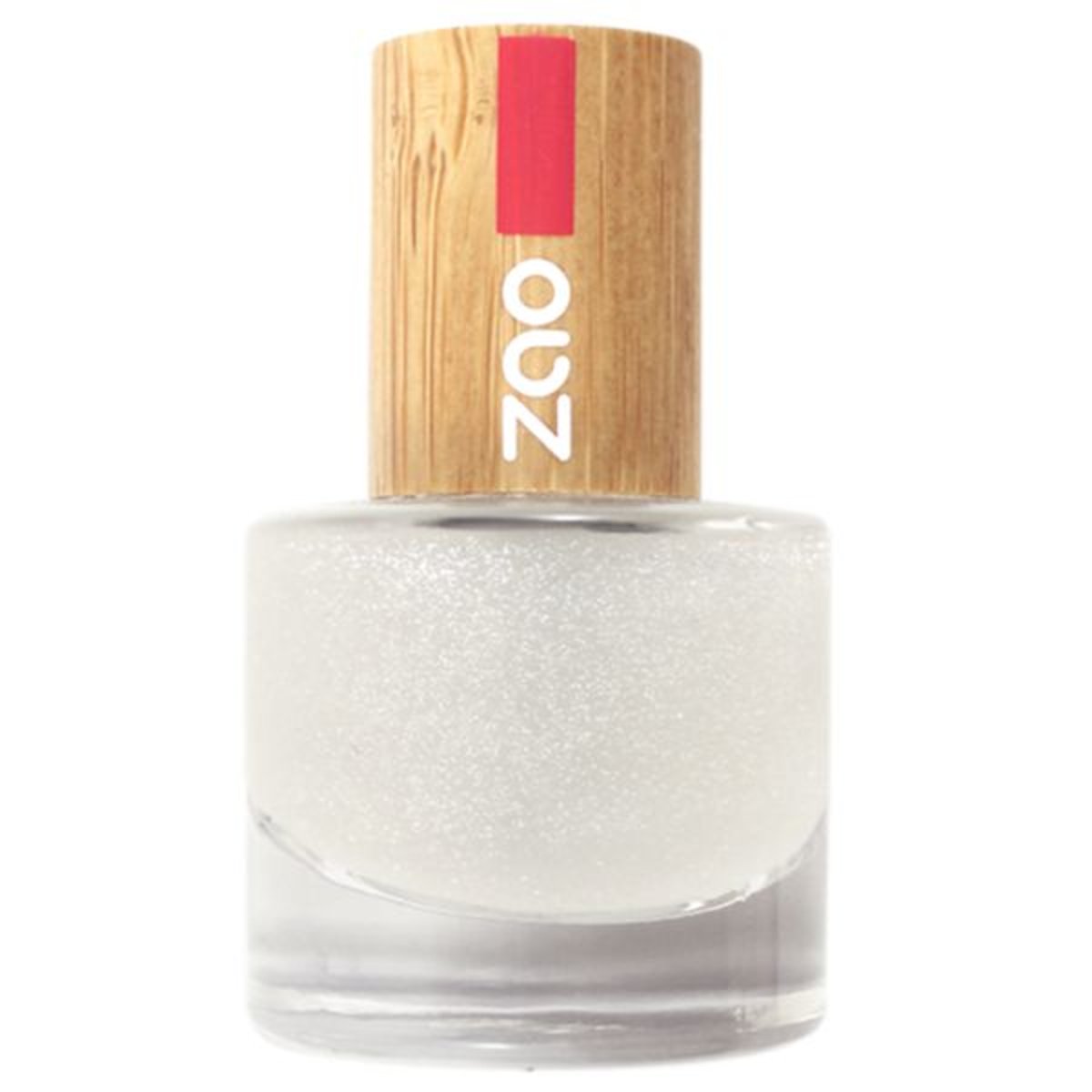 Vernis à ongles Top coat pailleté 665 couleur unique, ZAO MAKEUP