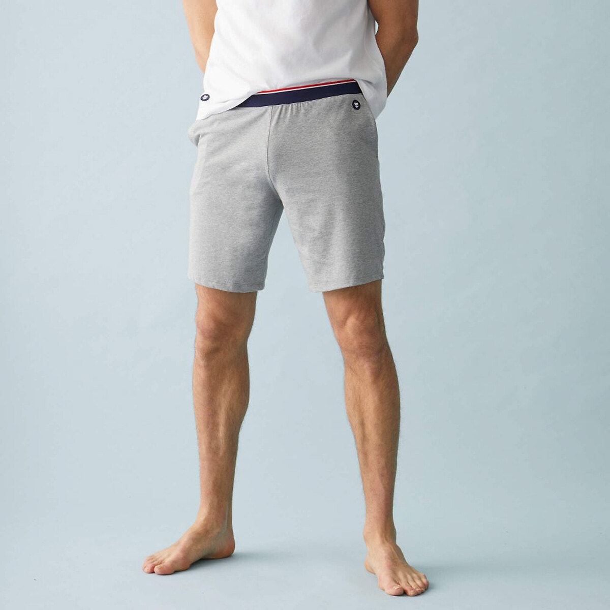 Short de pyjama Zouzou gris perle, LE SLIP FRANCAIS