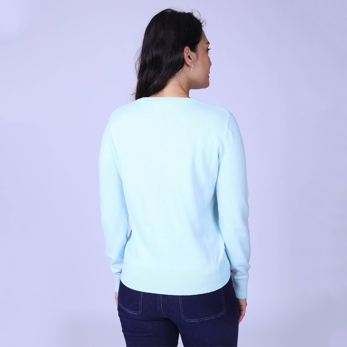 Pull Halexa bleu turquoise, MISE AU GREEN