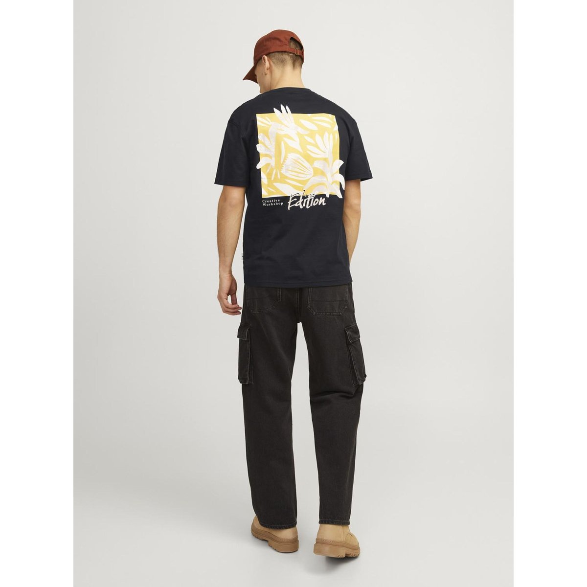 T-Shirt noire - black, JACK & JONES