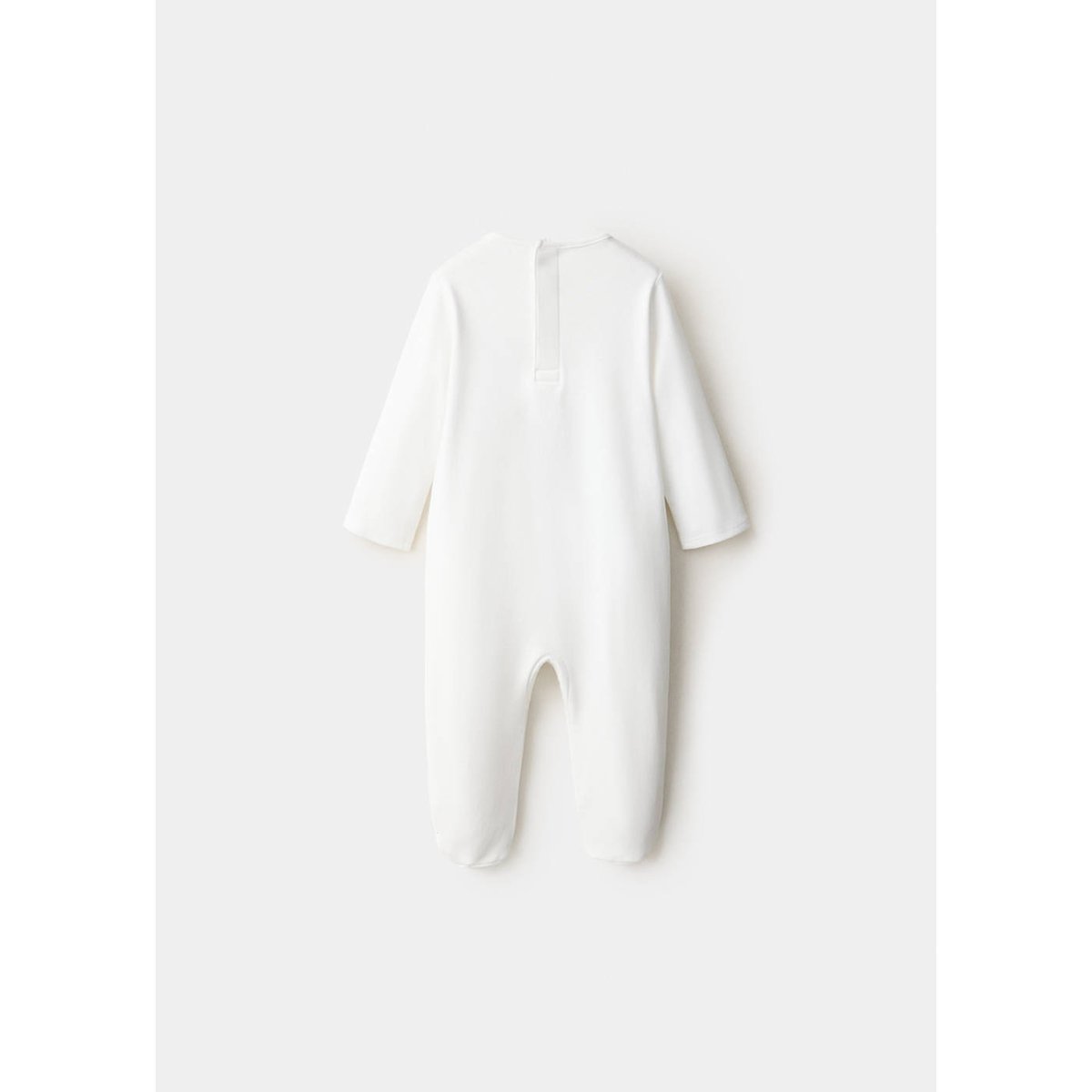 Pyjama coton imprimé blanc cassé, MANGO BABY