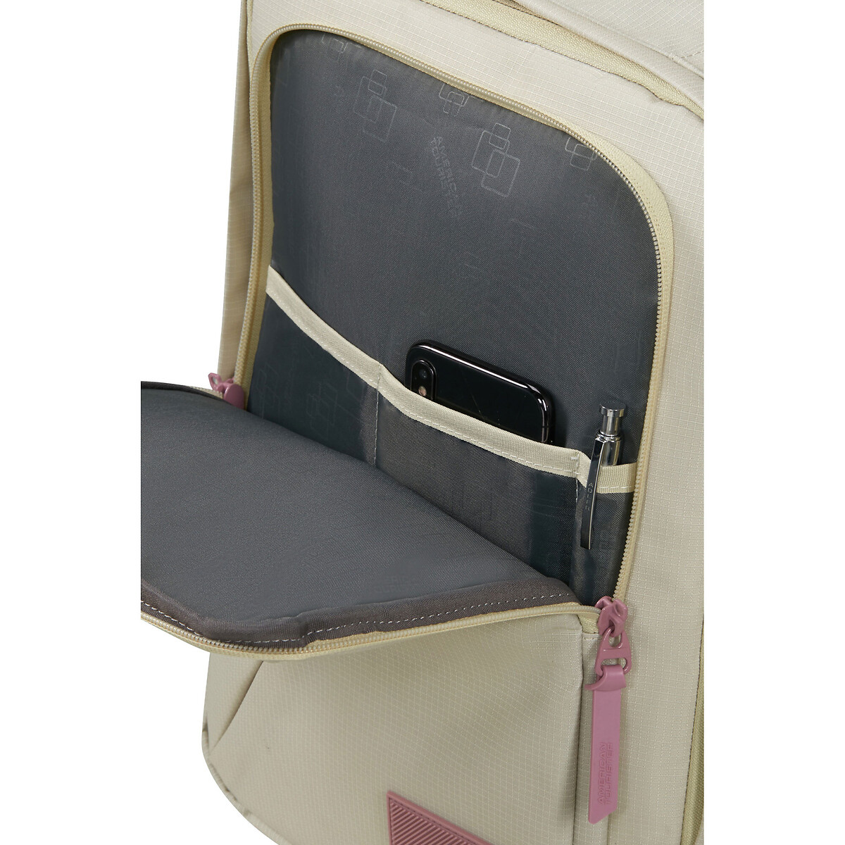 Mochila Underseater S/M Take2Cabin, 15,6", American Tourister bege, AMERICAN TOURISTER