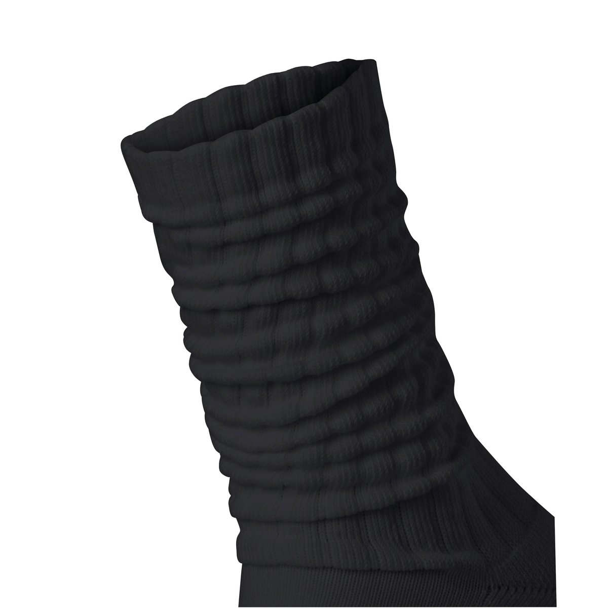 Chaussettes Scrunch Tennis Opaque noir basique, ESPRIT