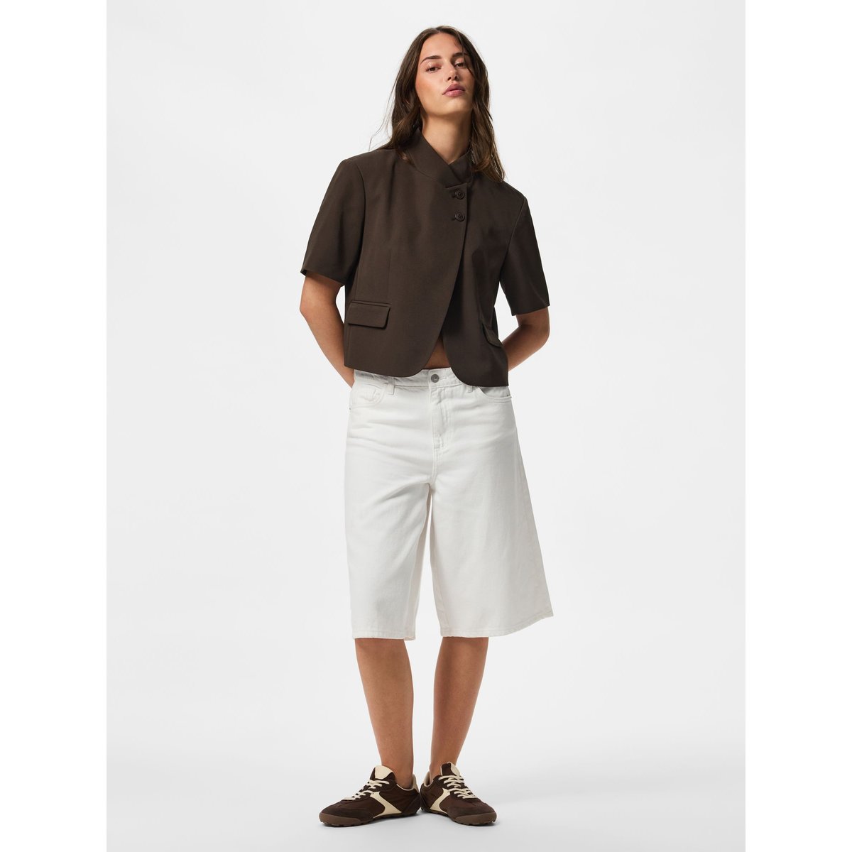 Blazer marron - delicioso1, PIECES