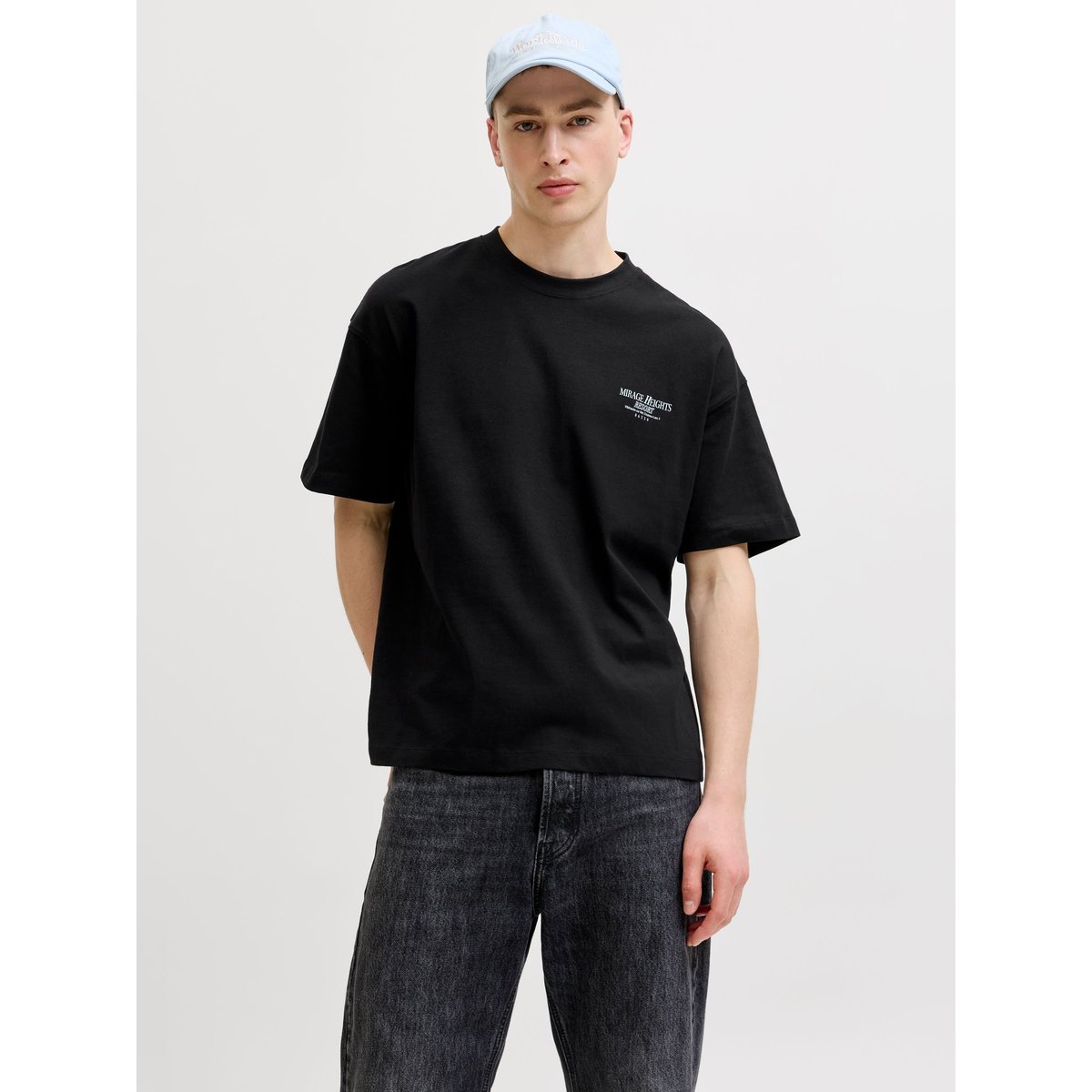 T-Shirt black 1, JACK & JONES