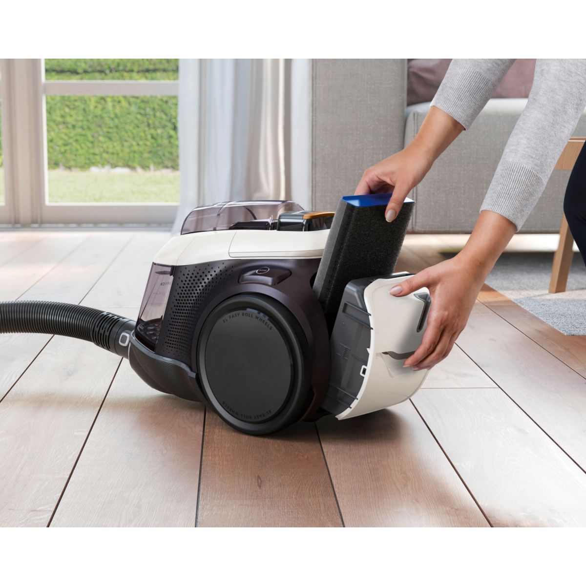 Aspirateur sans sac Pure C9 Allergy PC91-ALGR blanc, ELECTROLUX
