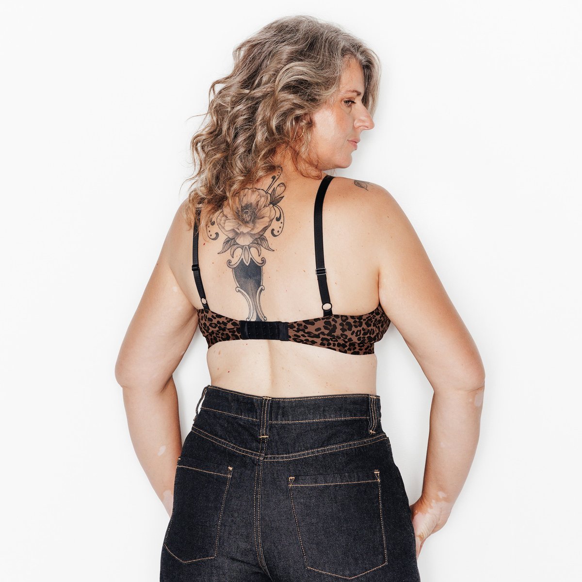 Soutien-gorge post-opératoire LEONIE multico noir, ROUGEGORGE LINGERIE