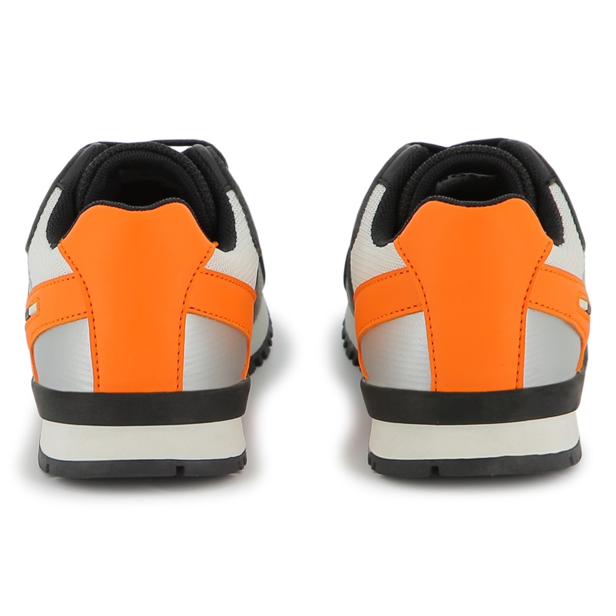Baskets lacées rétro black, BOSS KIDSWEAR