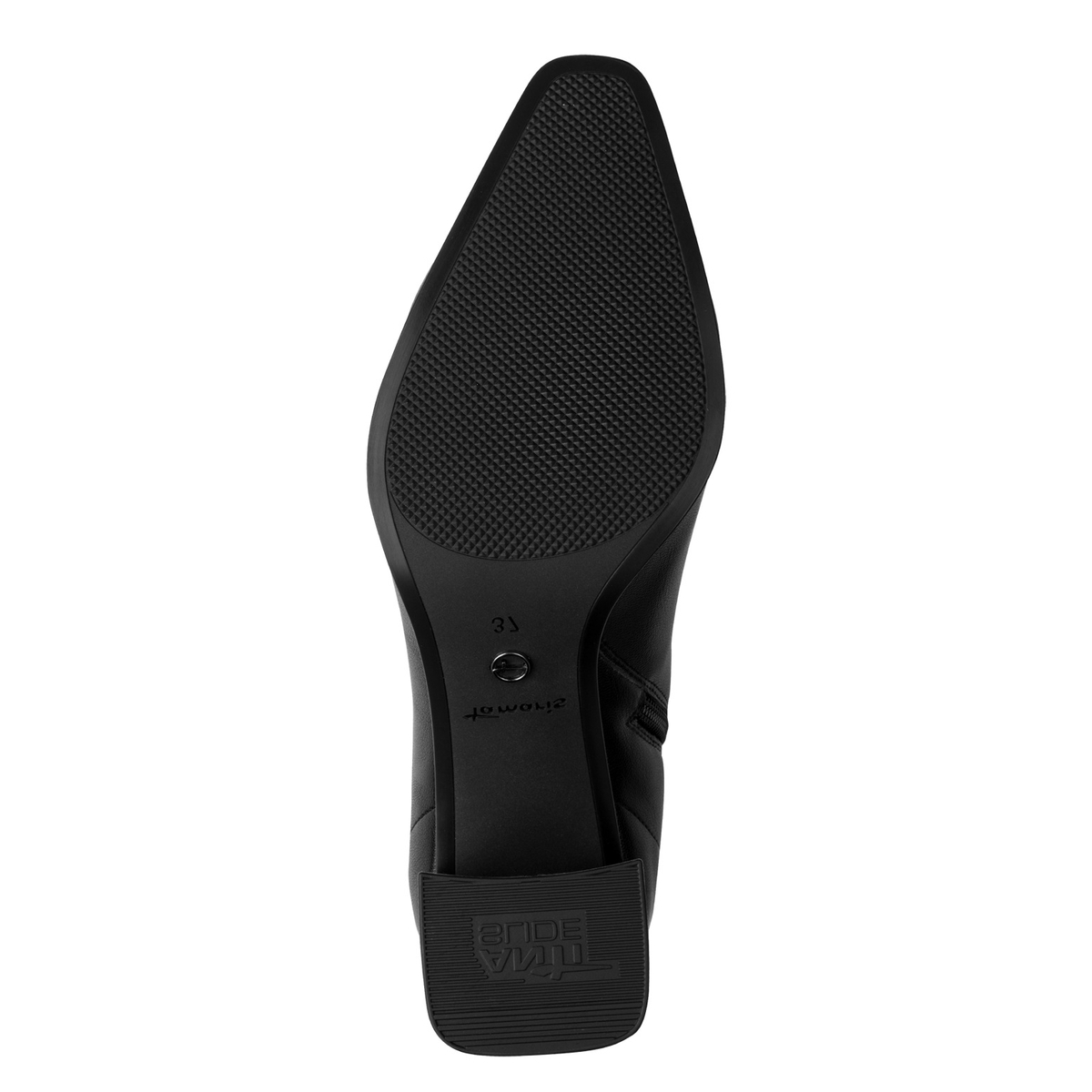 Bottine talon bloc noir, TAMARIS