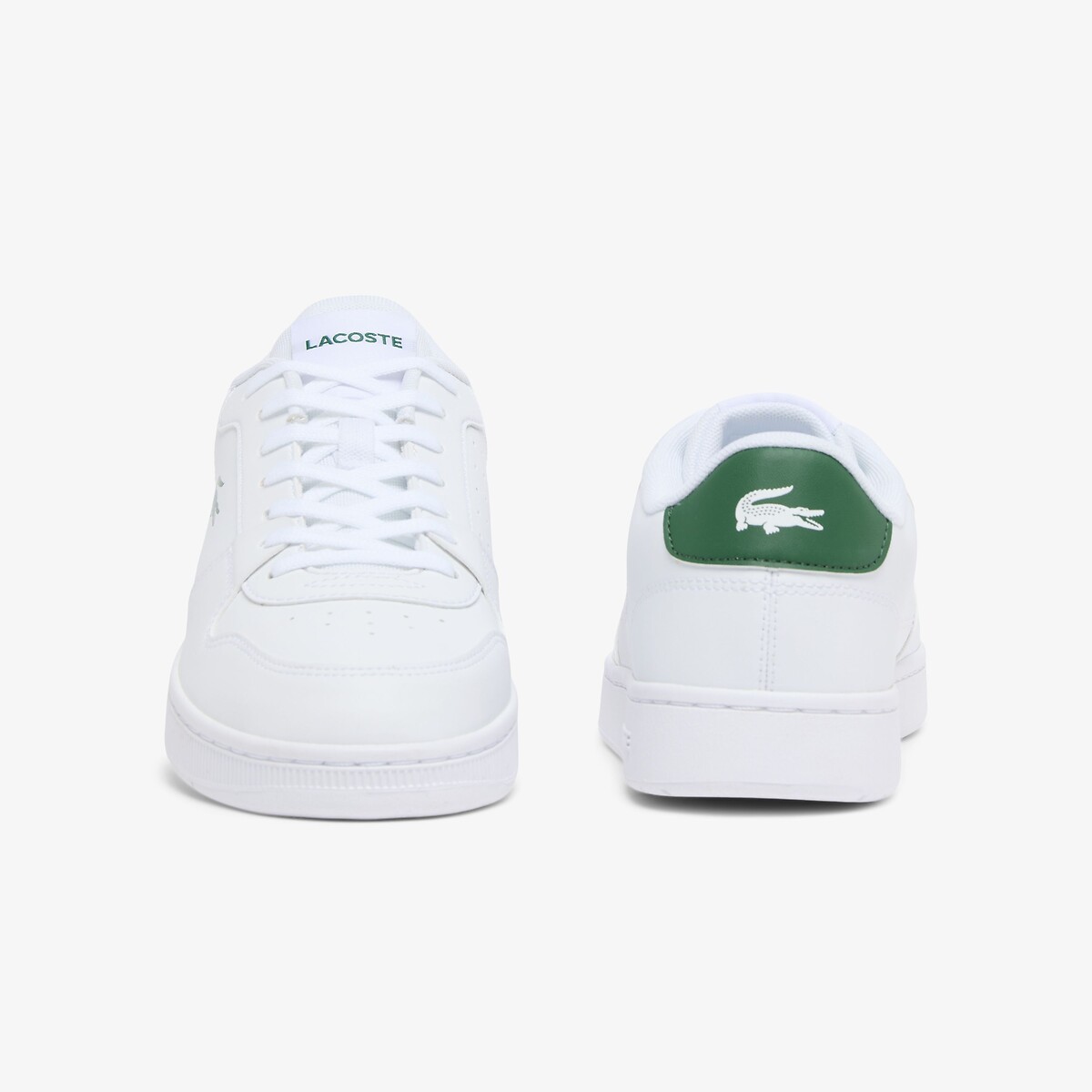 Niedrige Sneakers COURT ACE weiss/grün, LACOSTE