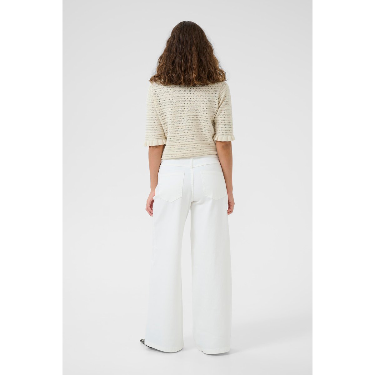 Jeans blanc spring gardenia, CULTURE